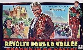 Poster for Trouble in the Glen (1954) (8)