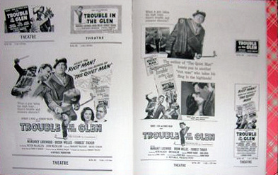 Pressbook for Trouble in the Glen (1954) (4)