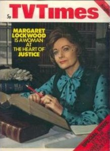 TV Times magazine with Margaret Lockwood in Justice.  3rd February, 1973.  Margaret Lockwood is a woman at the heart of justice.