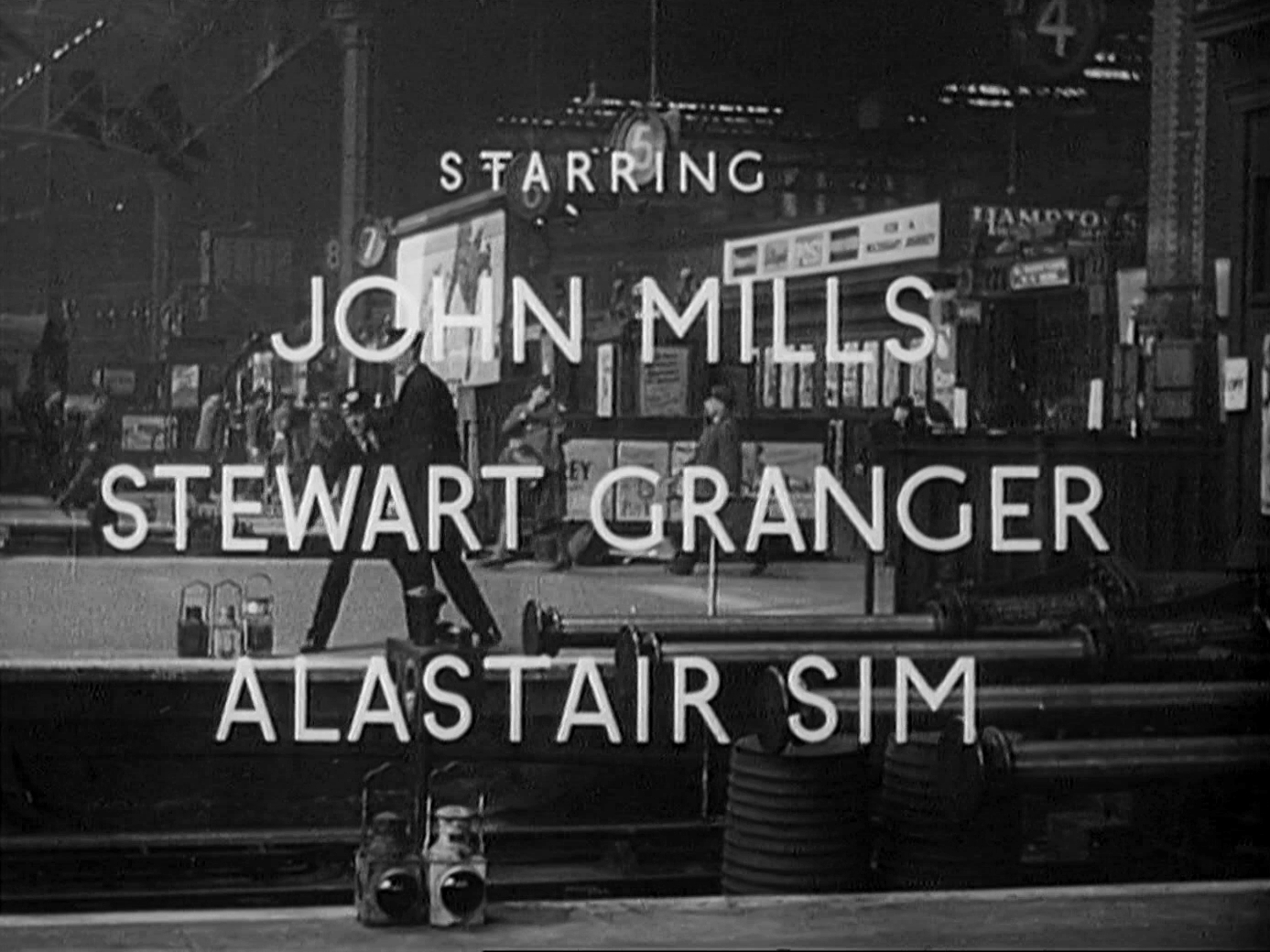 Main title from Waterloo Road (1945) (5). Starring John Mills, Stewart Granger, Alastair Sim