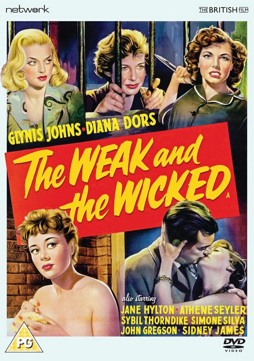 The Weak and the Wicked DVD from Network and The British Film.  Features Glynis Johns as Jean Raymond.