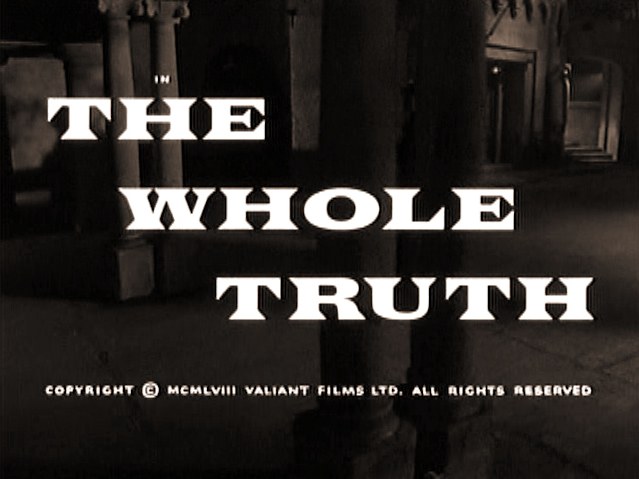 Main title from The Whole Truth (1958)