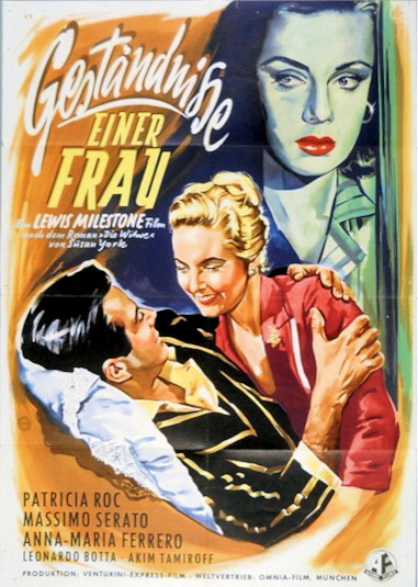 German poster for The Widow (1959) (1)