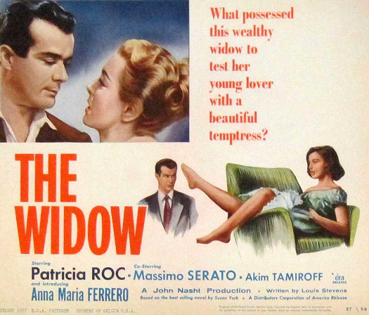 Lobby card from The Widow (1959) (3)
