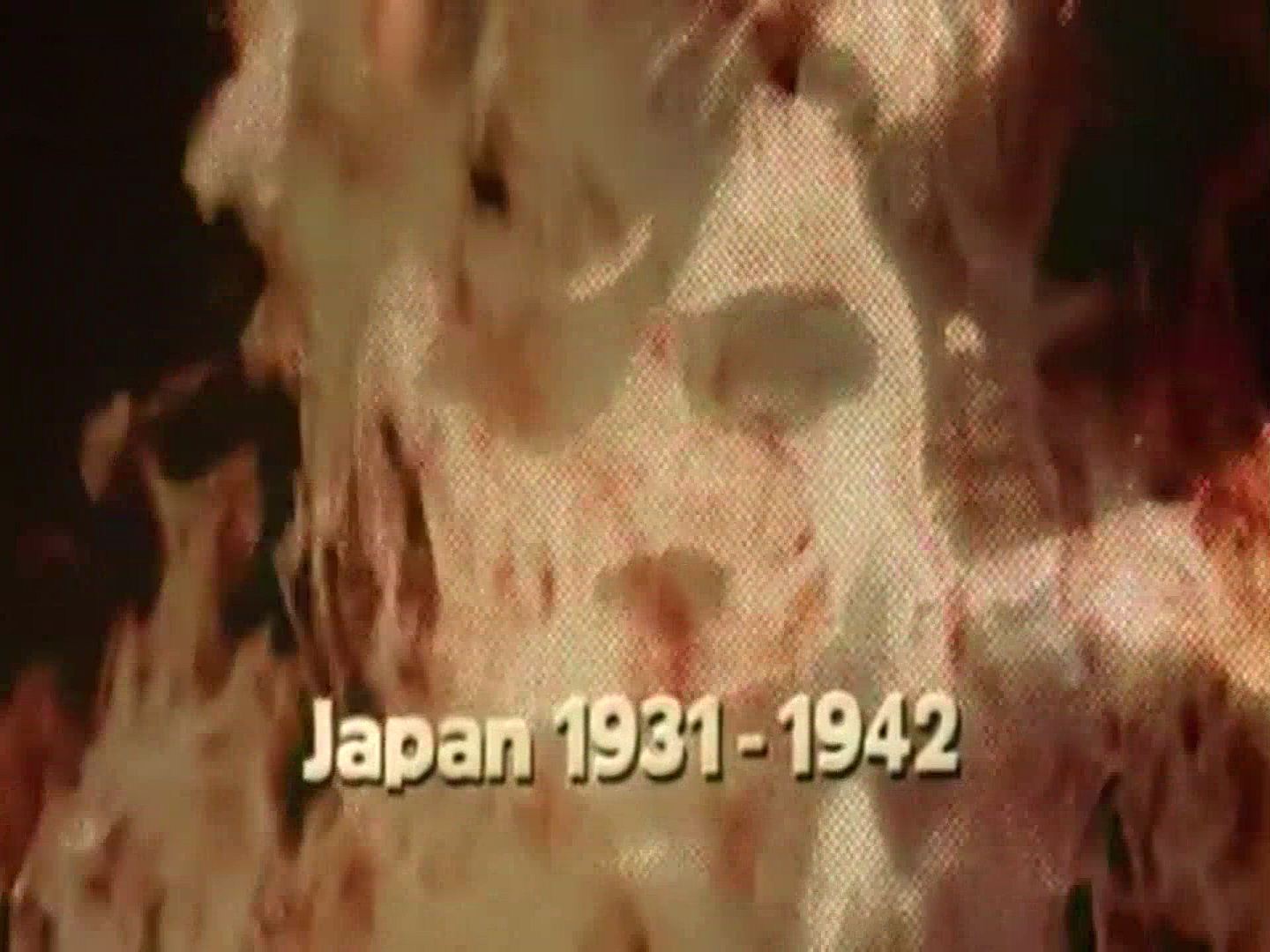 Main title from the 1973 ‘Banzai!’ episode of The World at War (1973-74) (2). Japan 1931-1942