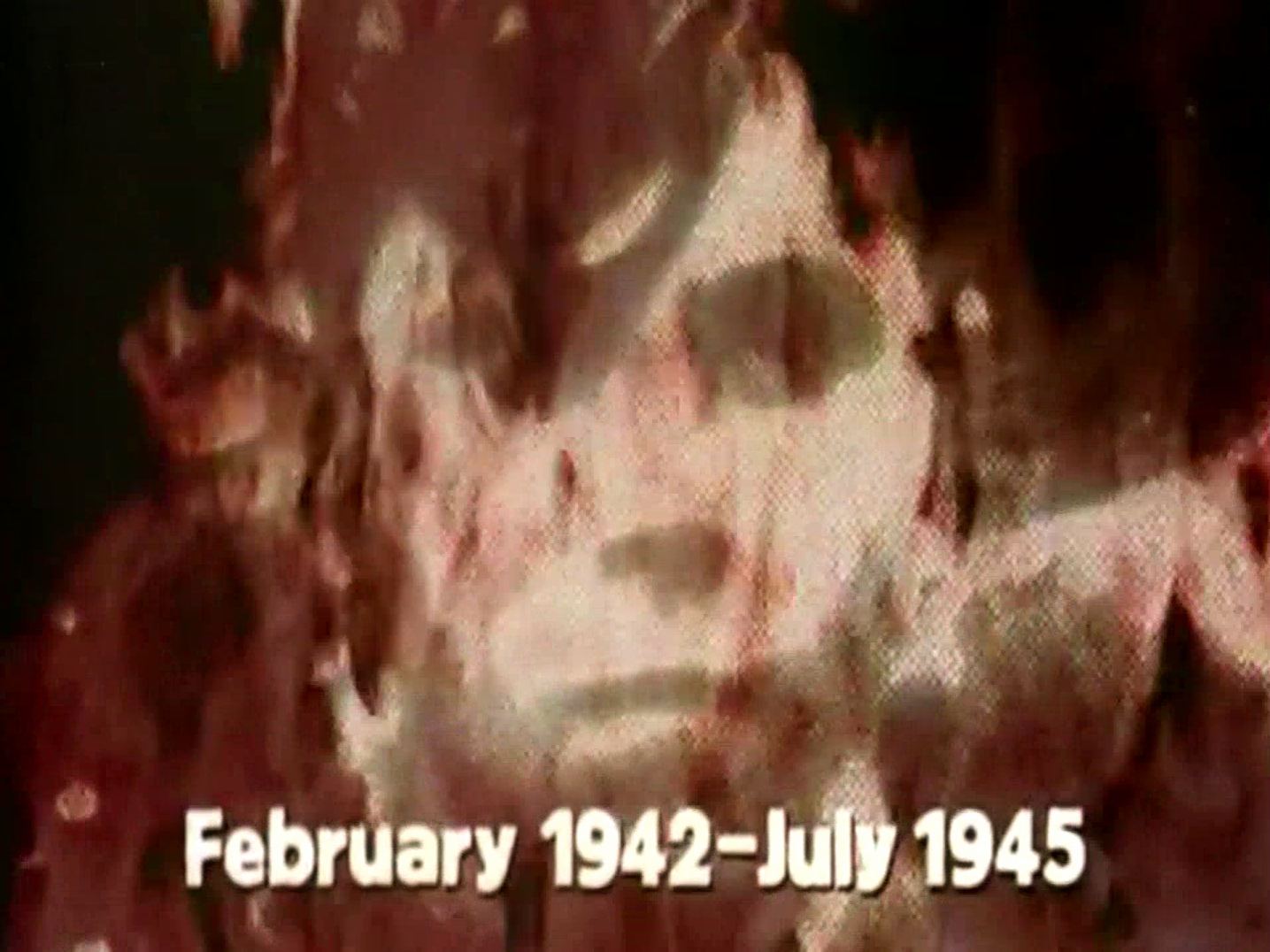 Main title from the 1974 ‘Pacific’ episode of The World at War (1973-1974) (2). February 1942 – July 1945