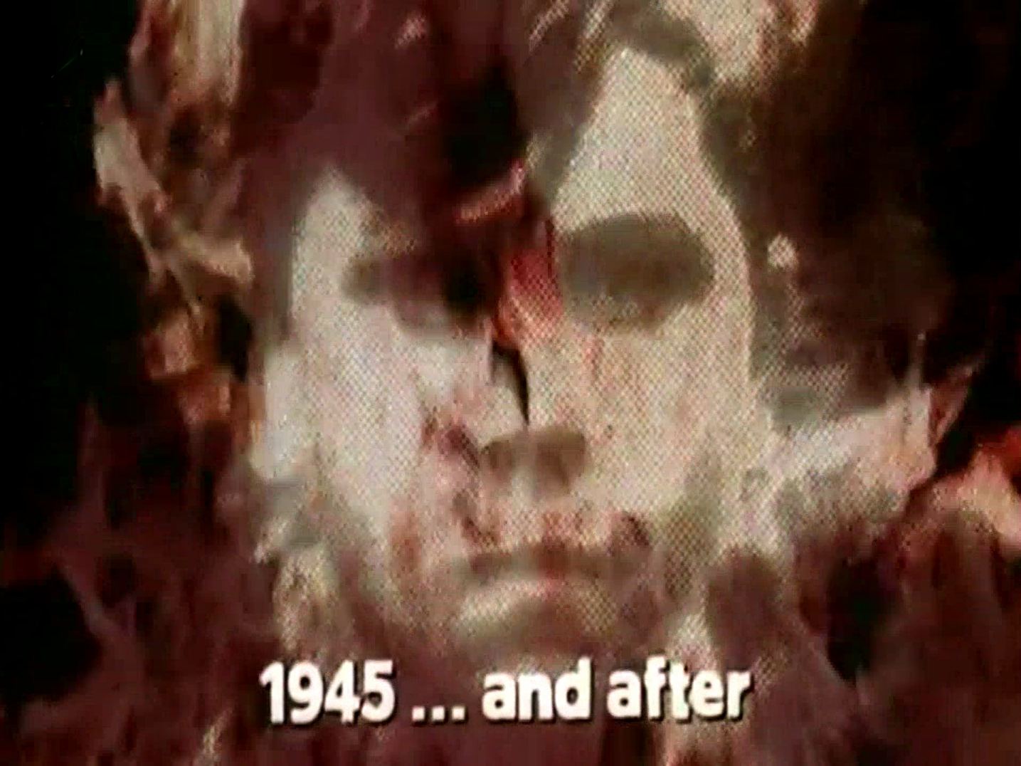 Main title from the 1974 ‘Reckoning’ episode of The World at War (1973-1974) (2). 1945… and after