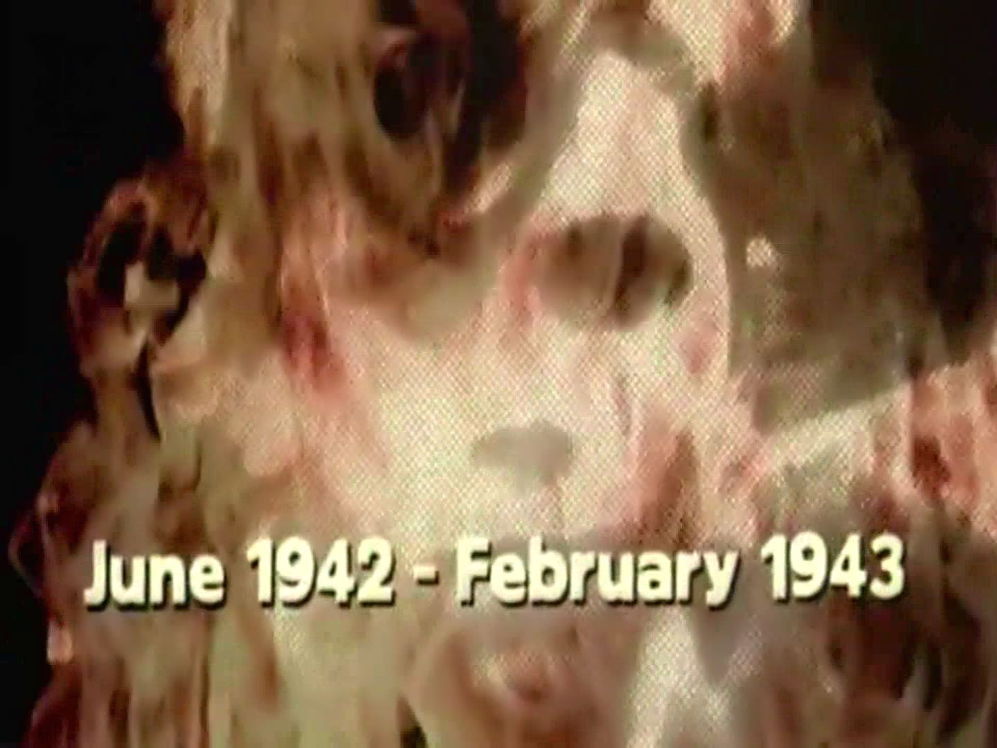 Main title from the 1974 ‘Stalingrad’ episode of The World at War (1973-74) (2). June 1942-February 1943