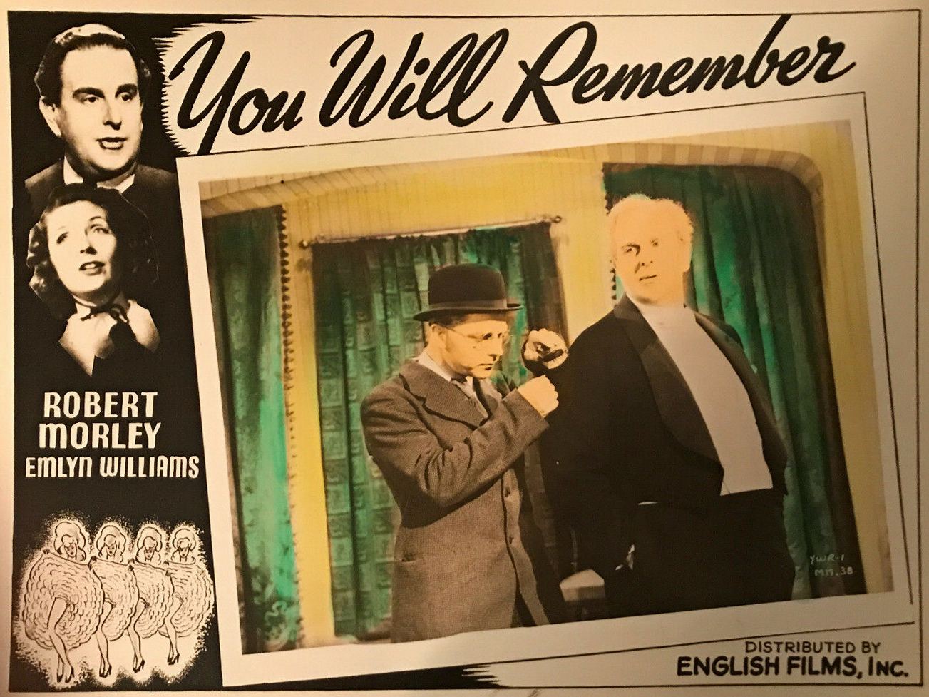 Lobby card from You Will Remember (1941) (1) featuring Dorothy Hyson and Robert Morley