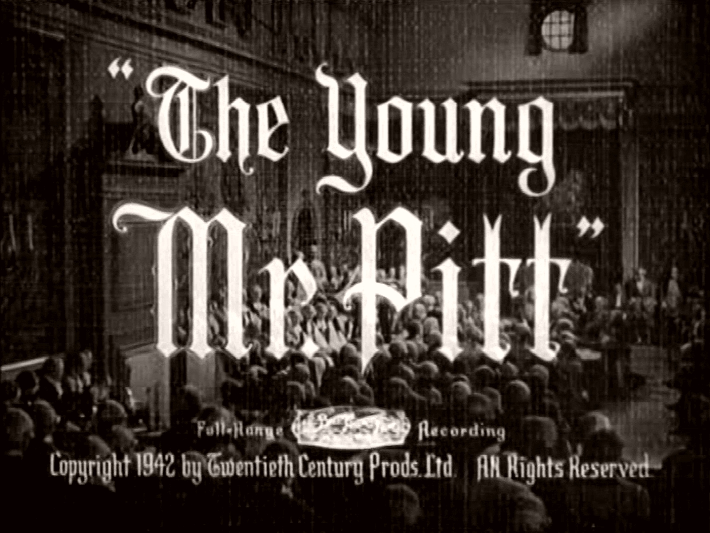 Main title from The Young Mr Pitt (1942) (2)