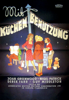 German poster for Young Wives’ Tale (1951) (1)
