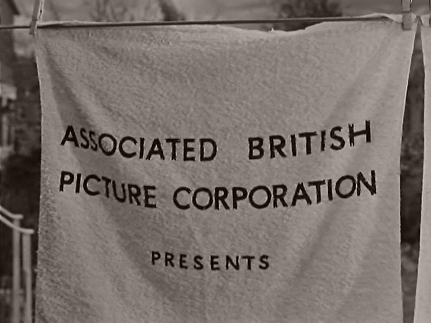 Main title from Young Wives’ Tale (1951) (1). Associated British Picture Corporation presents