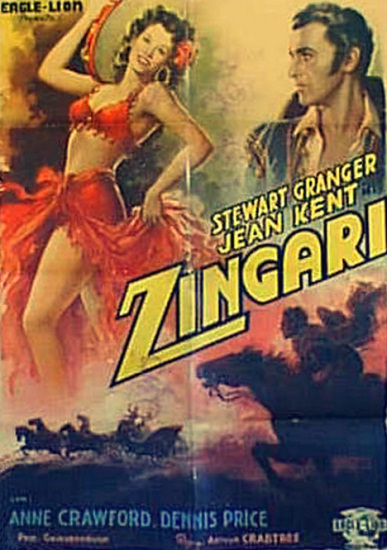 Italian poster for Zingari [Caravan] (1946) (1)